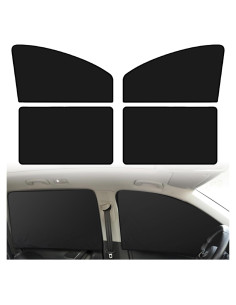 Cortinas de Sol Opacas NGHEY 4 PCS para Ventana de Coche