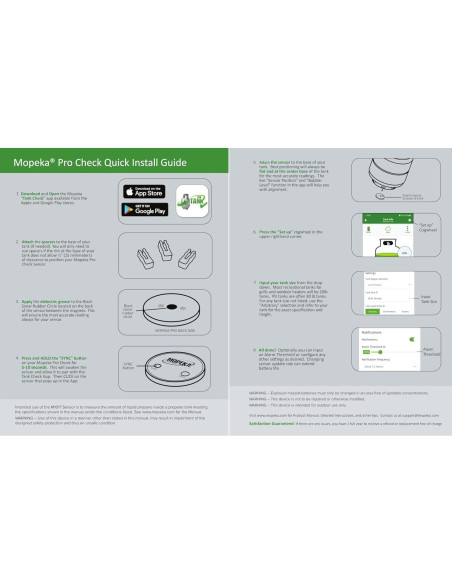 Sensor Inalámbrico de Nivel de Tanque Mopeka Pro Check Sensor Inalámbrico de Nivel de Tanque Mopeka Pro Check