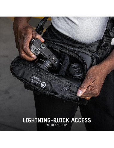 Bandolera Compacta WANDRD ROGUE 3L Azul Egeo para Cámara