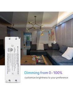 Transformador LED Dimmable HitLights 25W 12V CC para Luces 2