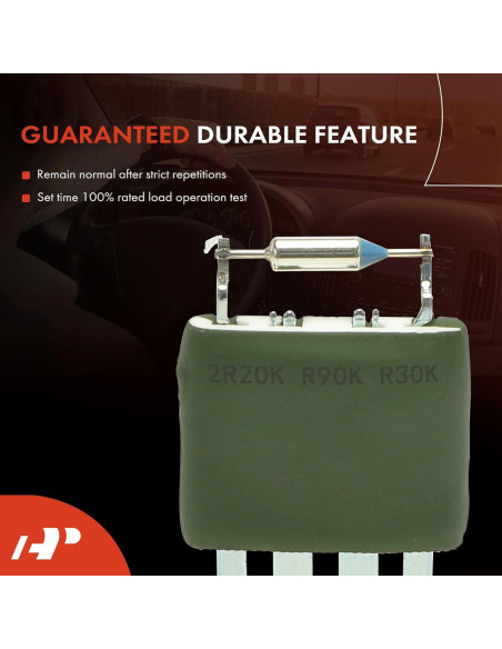 Resistor de Motor de Soplador A-Premium para Ford 2013-2018 Resistor de Motor de Soplador A-Premium para Ford 2013-2018