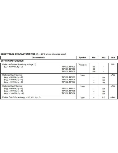Transistor Darlington NPN TIP102 10pcs 100V 8A 3-Pin TO-220