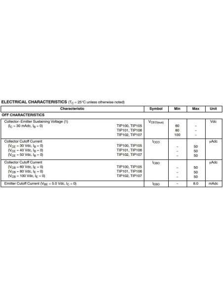 Transistor Darlington NPN TIP102 10pcs 100V 8A 3-Pin TO-220
