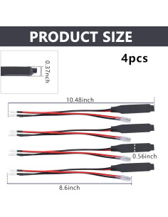 Resistor de Carga LED IHOTDER 10W 12V para Motocicleta 4PCS 2