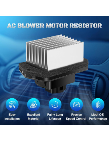 Resistor Motor Ventilador HVAC A-NAFTULY para Honda y Acura