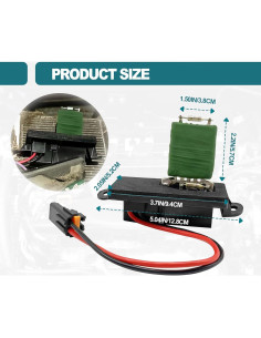 Resistor de Motor de Soplador HVAC KEVWR 89019089 Compatible 2