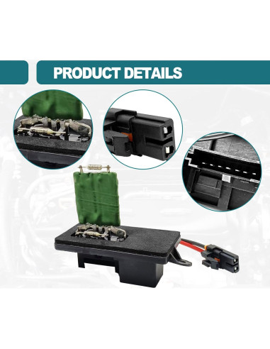 Resistor de Motor de Soplador HVAC KEVWR 89019089 Compatible