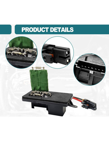 Resistor de Motor de Soplador HVAC KEVWR 89019089 Compatible