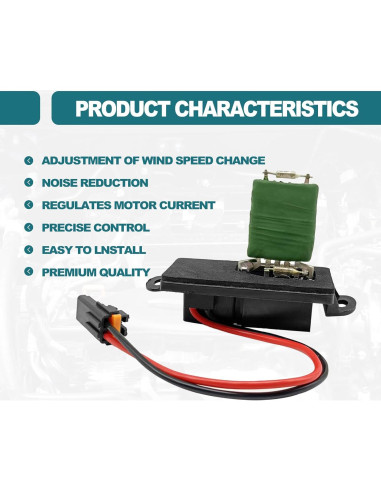 Resistor de Motor de Soplador HVAC KEVWR 89019089 Compatible