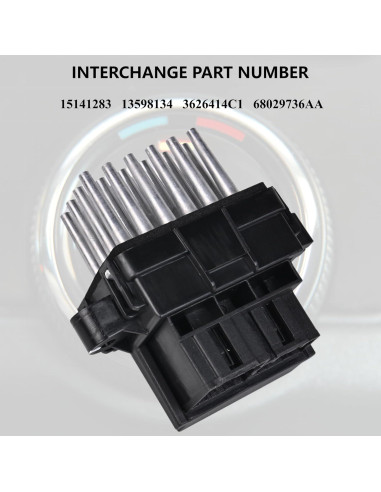 Resistor de Motor de Ventilador PANNUOSCS 15141283 13598134