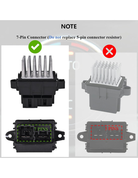 Resistor de Motor de Ventilador PANNUOSCS 15141283 13598134