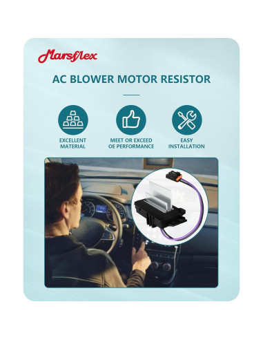 Resistor de Ventilador Marsflex APAC05001 para Chevrolet y GMC