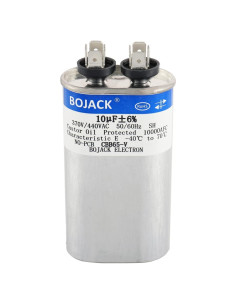 Capacitor Oval de Arranque BOJACK 10 uF 370V/440V CBB65