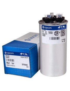 Capacitor Redondo Doble GE 50+5 uf 370V MFD 230g