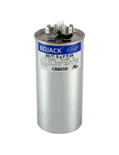 Capacitor de Arranque BOJACK CBB65 80+7.5uF 370/440V