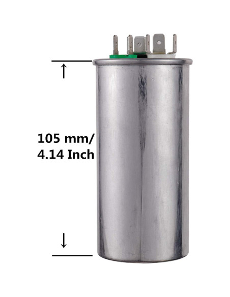 Capacitor de arranque BOJACK CBB65 60+10uF 370V/440V