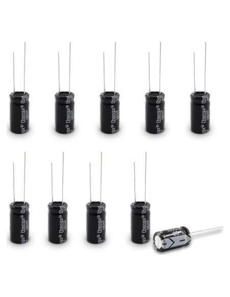 10 Capacitores Electrolíticos 25V 1000uF Cionyce 10x17mm