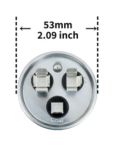 Capacitor de Arranque Dual BOJACK 40+5uF 370V CBB65 2