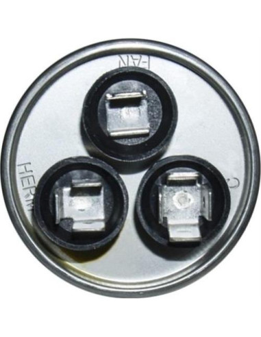 Capacitor Genteq 35 + 7.5 uF 440 VAC Reemplazo Industrial