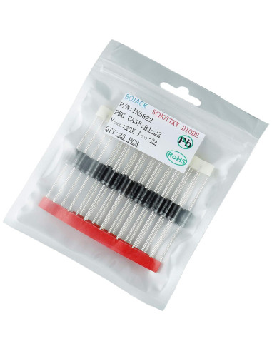 Diodo Schottky BOJACK IN5822 3A 40V Axial Paquete 25