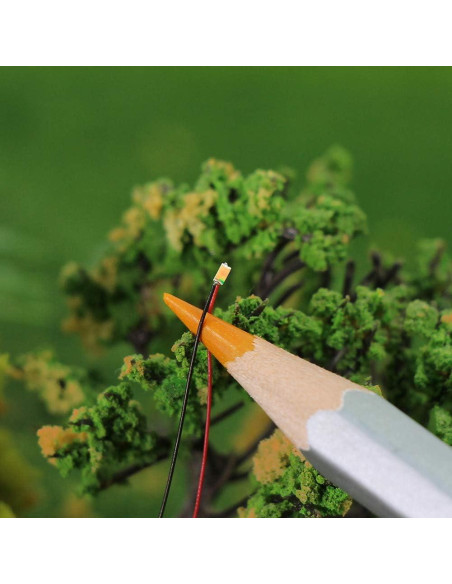 20 LEDs SMD 0603 Preconectados EVEMODEL Luz Blanca Cálida 12V