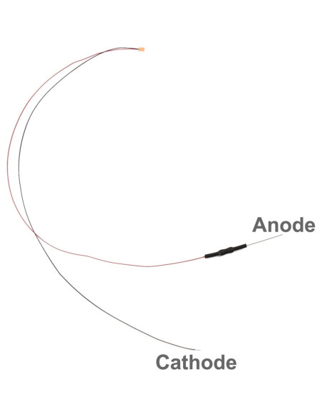 20 LEDs SMD 0603 Preconectados EVEMODEL Luz Blanca Cálida 12V