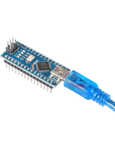 2 Placas Nano DORHEA ATmega328P con Cable USB 5V 16MHz
