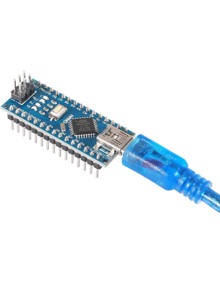 2 Placas Nano DORHEA ATmega328P con Cable USB 5V 16MHz 2 Placas Nano DORHEA ATmega328P con Cable USB 5V 16MHz