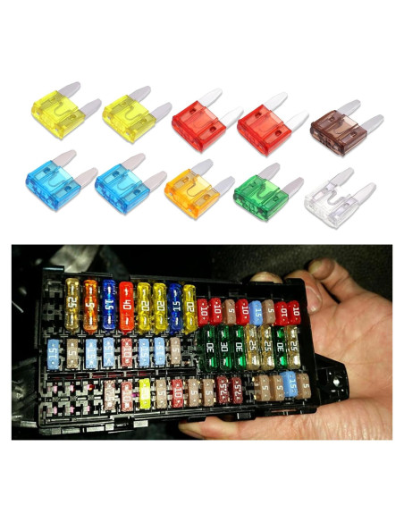 Kit de Fusibles Automotrices PACLVIO 10 Piezas 5A-30A