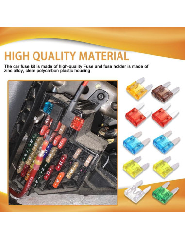 Kit de Fusibles Automotrices PACLVIO 10 Piezas 5A-30A