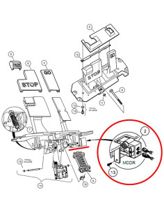 Potenciómetro de Acelerador MCOR1 para Golf Cart Club Car DS 2001-2011 2