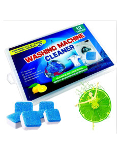 Tabletas Limpiadoras de Lavadora YOUGG 12PCS Carga Frontal y Superior