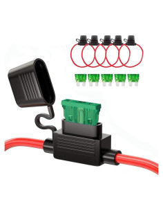 Soporte de Fusible Inline 12 AWG MCIGICM 30A - Paquete de 5