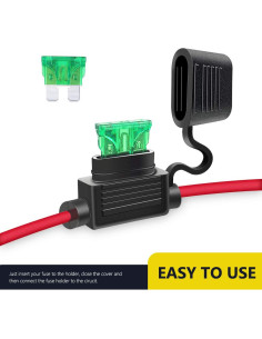 Soporte de Fusible Inline 12 AWG MCIGICM 30A - Paquete de 5 2