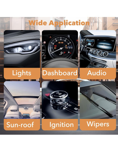 Kit de Fusibles Micro 2 Amliber 100Pcs para Automóviles 2A-35A