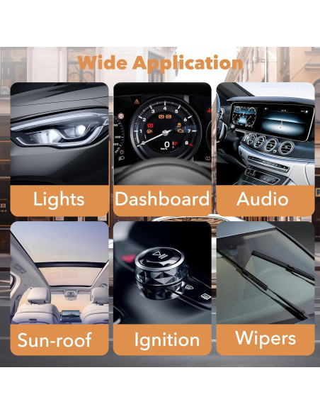 Kit de Fusibles Micro 2 Amliber 100Pcs para Automóviles 2A-35A