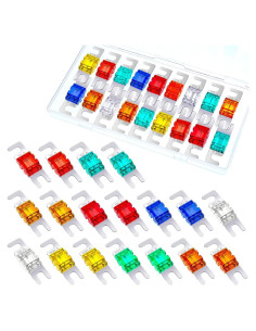 Kit de 18 Fusibles Mini ANL Frienda 20A a 150A para Auto