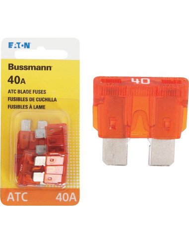 Fusibles ATC Bussmann 40A Naranja - Paquete de 5