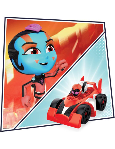 Pista de Carreras PJ Masks Chocar y Acelerar 55.88 cm con 4 Coches