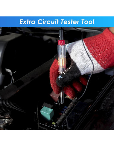 Kit de Fusibles Automotrices PACETAP 304 Piezas con Extractor