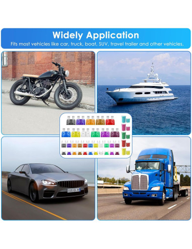 Kit de Fusibles Automotrices PACETAP 304 Piezas con Extractor