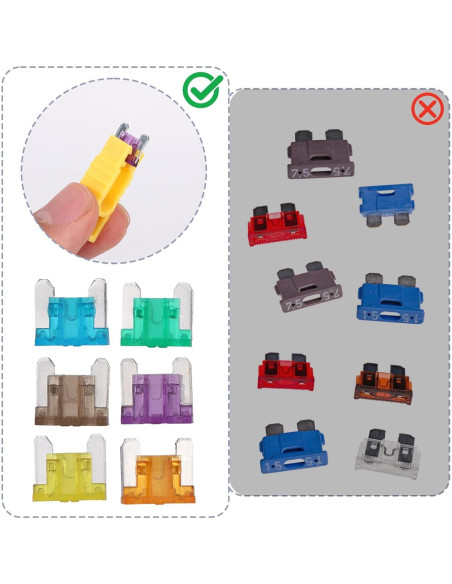 Kit de Fusibles Mini para Automóvil 101 Piezas con Extractor