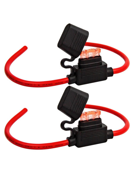 Soporte de Fusible Inline 10 AWG Gaoekoius 40A Impermeable Soporte de Fusible Inline 10 AWG Gaoekoius 40A Impermeable