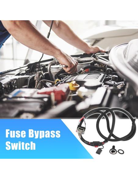 Kit de Bypass de Fusible Universal uxcell 133.5cm Automotriz Kit de Bypass de Fusible Universal uxcell 133.5cm Automotriz