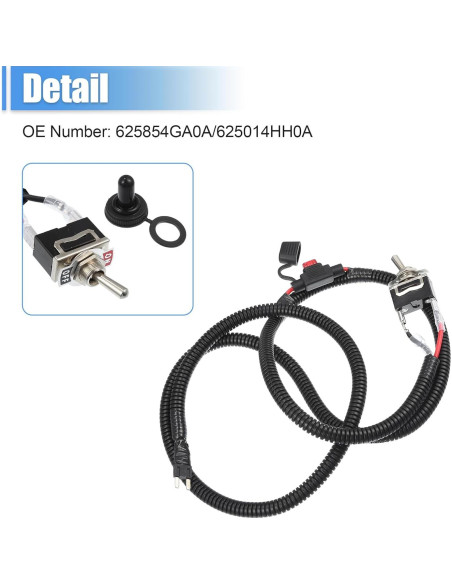 Kit de Bypass de Fusible Universal uxcell 133.5cm Automotriz Kit de Bypass de Fusible Universal uxcell 133.5cm Automotriz