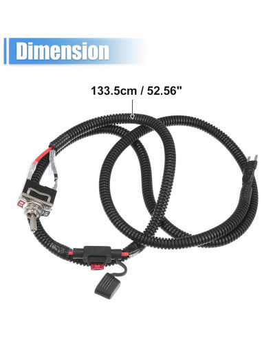 Kit de Bypass de Fusible Universal uxcell 133.5cm Automotriz