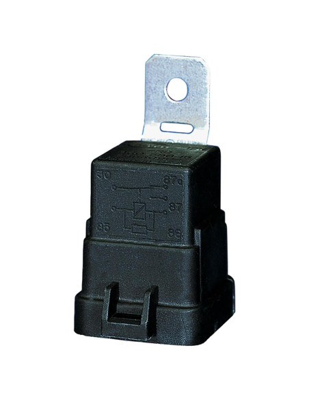 Relé Mini ISO 12V 5 Pines HELLA Impermeable 40A