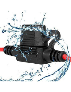 Soporte de Fusible en Línea Impermeable VANTRONIK 16 AWG 10 Piezas 2