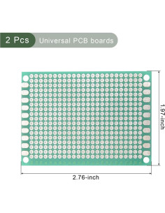 Placas PCB Universales YOKIVE 2 Pcs 50x70mm Verde 2