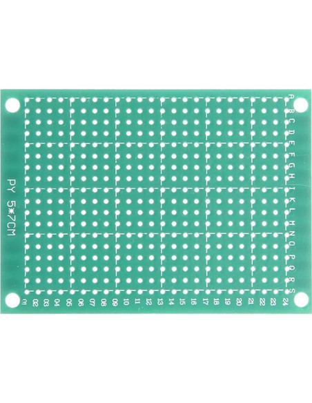 Placas PCB Universales YOKIVE 2 Pcs 50x70mm Verde